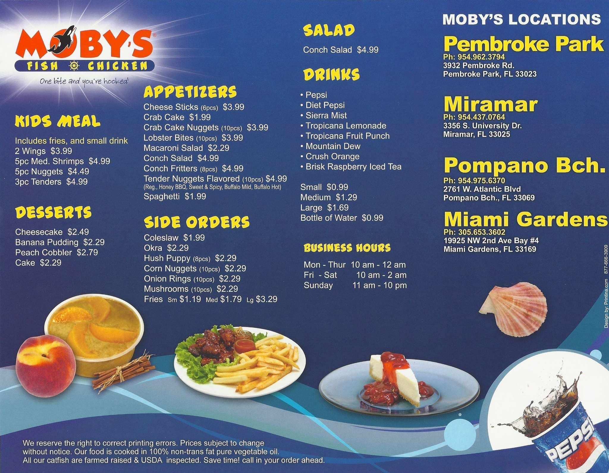 moby's fish and chicken near me