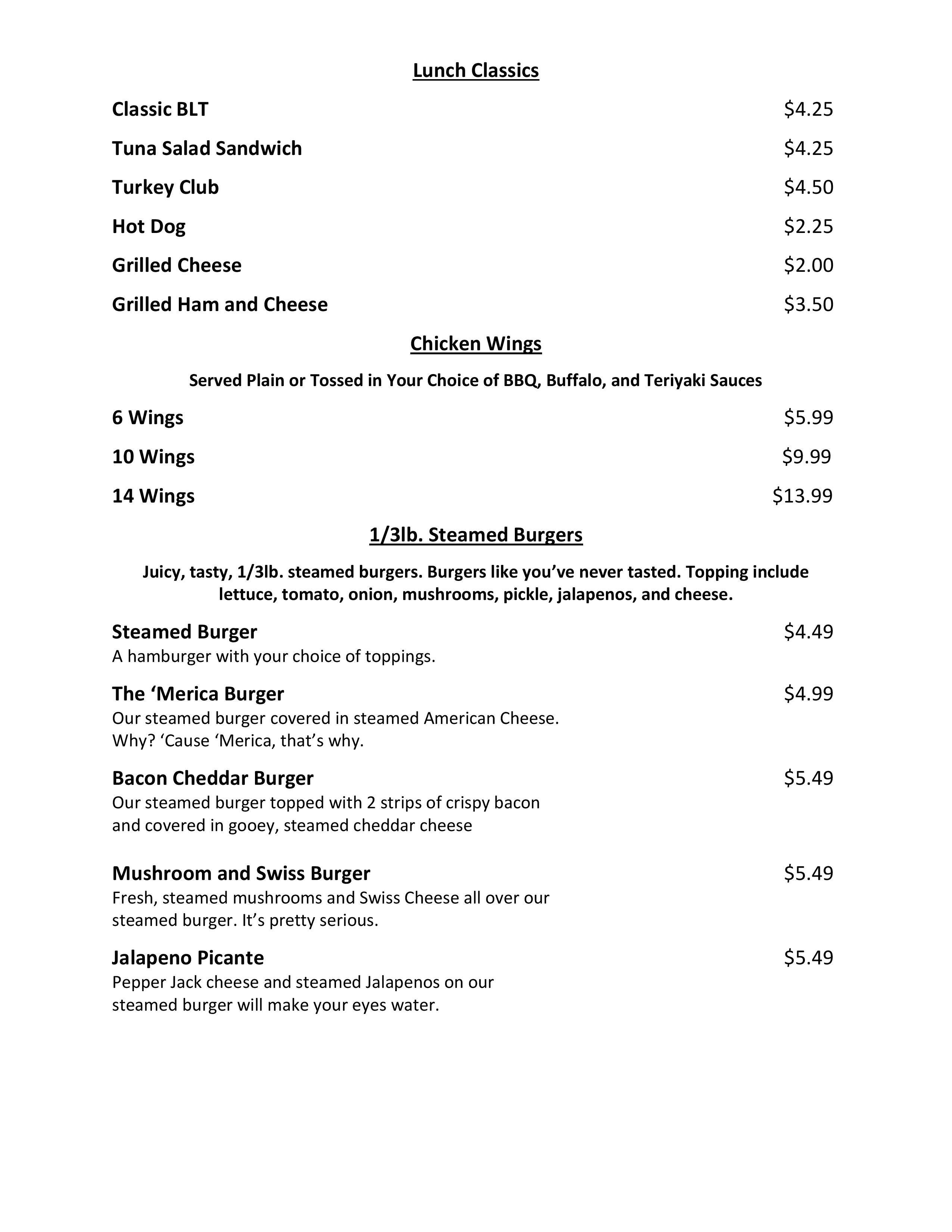 Menu at Get Hooked Grill restaurant, Ocoee