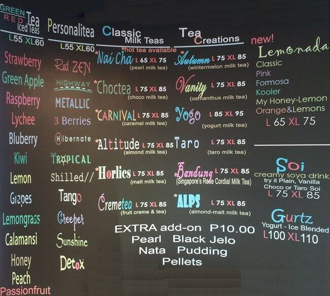 Zen Tea Menu, Menu for Zen Tea, Santa Cruz, Makati City Zomato