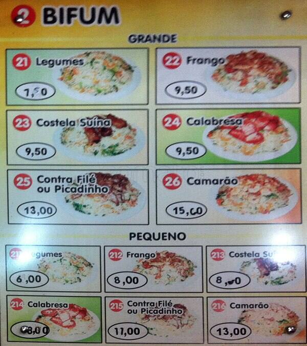 Menu em Yakisoba Mix restaurante, Rio de Janeiro, R. Francisco Batista