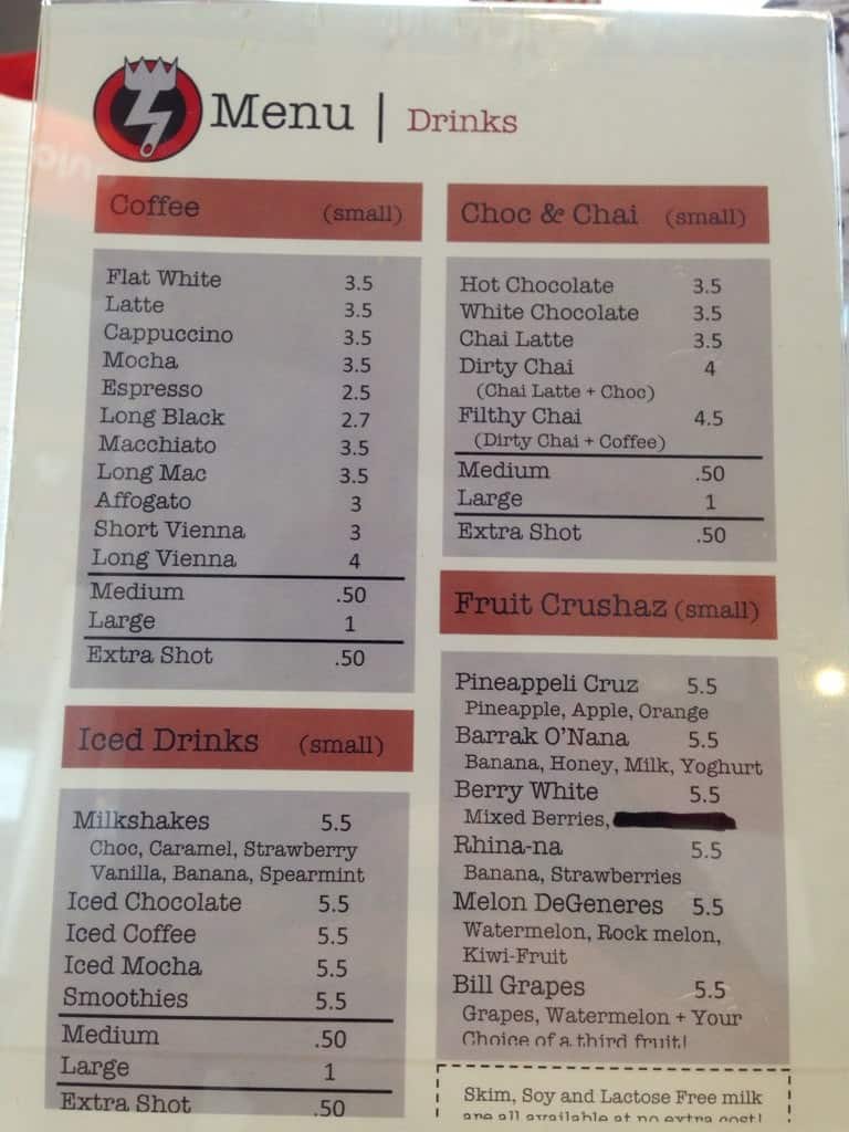 The Crooked Fork Cafe Menu, Menu for The Crooked Fork Cafe, Victoria