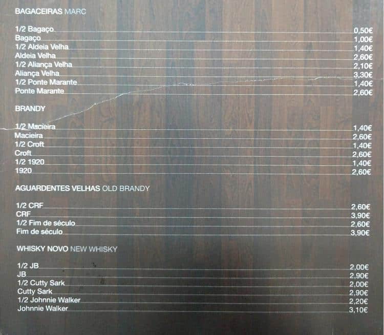 Carta de New Wave Pastelaria Boutique de Pão