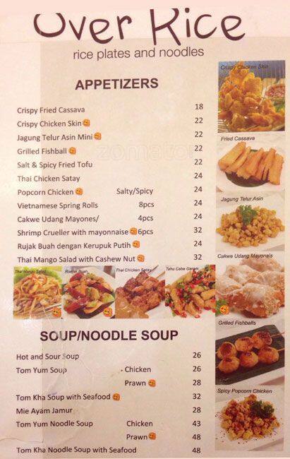 Carta de Over Rice