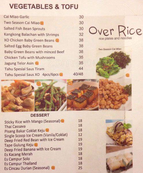 Carta de Over Rice