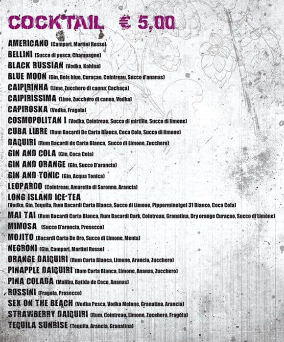 Menu di Inside 