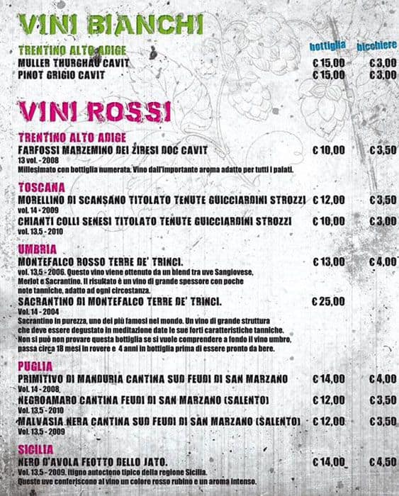 Menu di Inside 