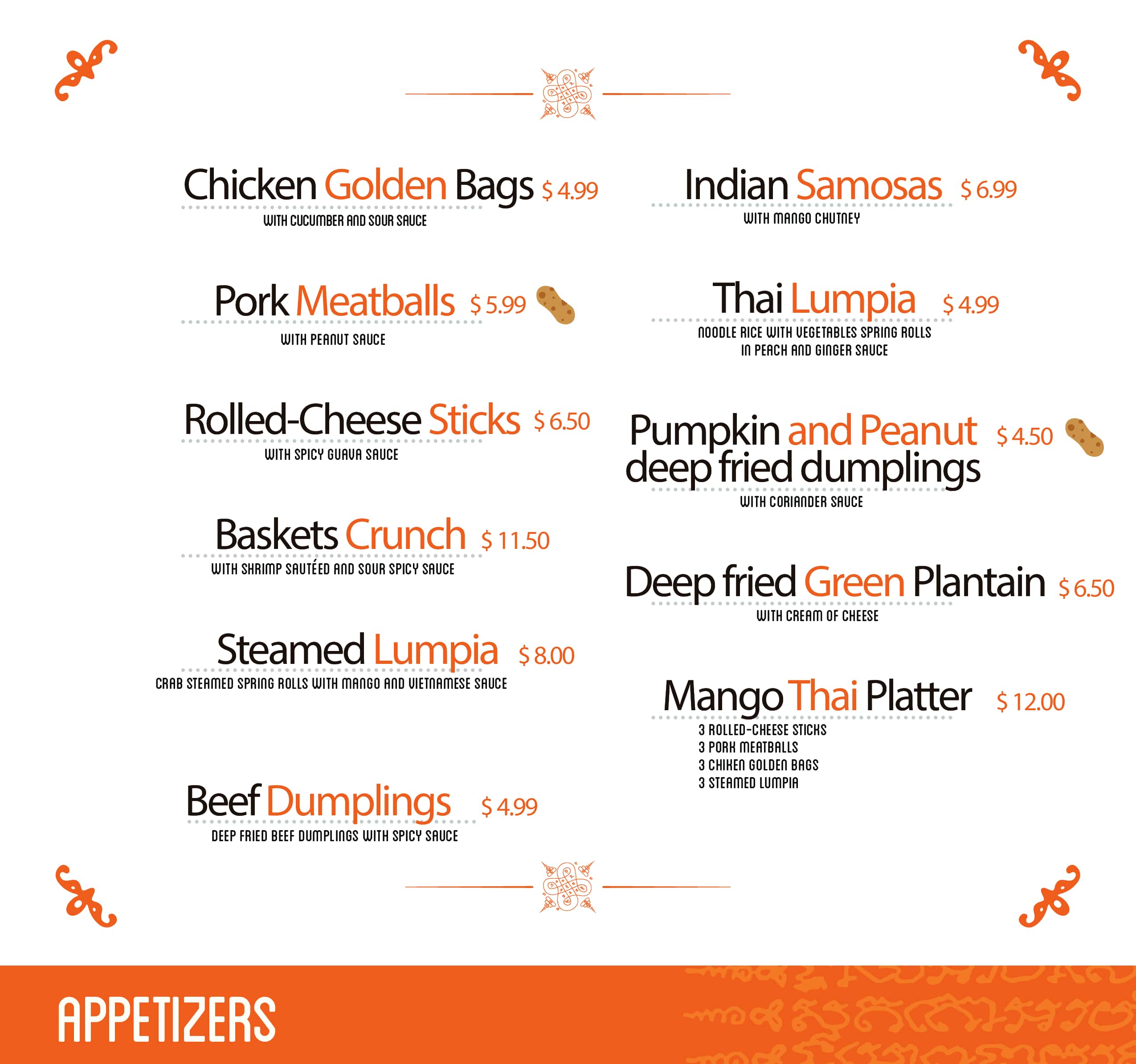Mango Thai Restaurant Menu, Menu for Mango Thai Restaurant, Miami Beach, Miami Urbanspoon/Zomato