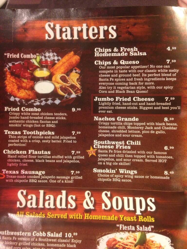 Santa Fe Steakhouse Nutrition Facts Blog Dandk