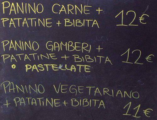 Menu di Unico Milano The Rolling Star 