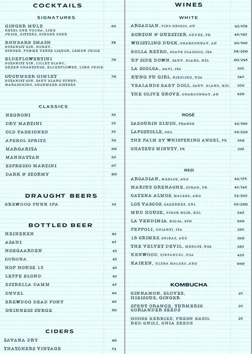 Menu at The MAINE Oyster Bar & Grill, JBR, Dubai, Ground Floor