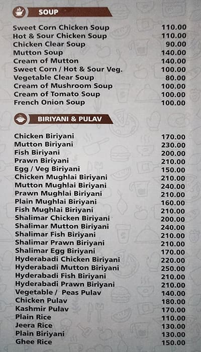 Little Hut menu