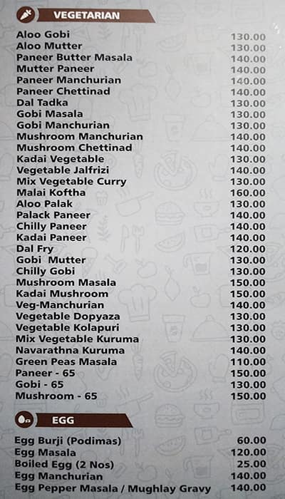 Little Hut menu