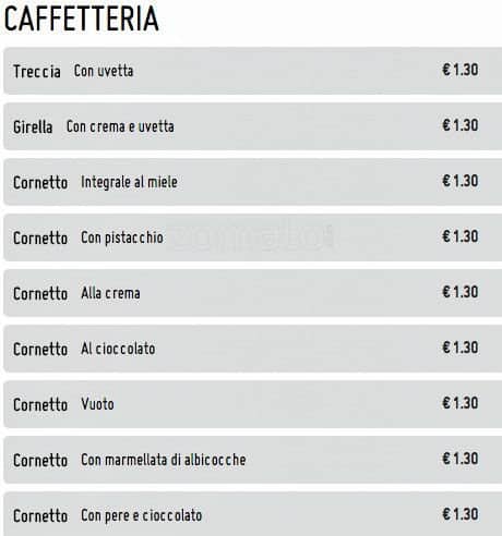Menu di Pulia 