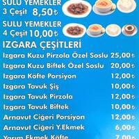 Kallavi Menu Kallavi Bakirkoy Merkez Istanbul Icin Menu
