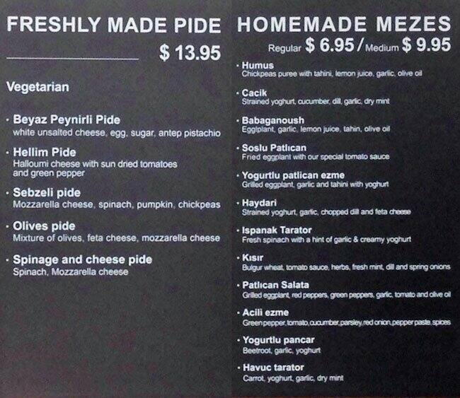 Carta de Eat Istanbul