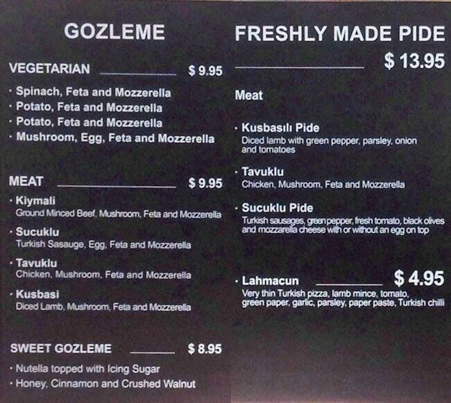 Carta de Eat Istanbul