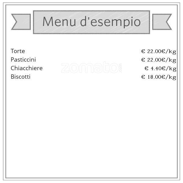 Menu di Pasticceria Eoliana 