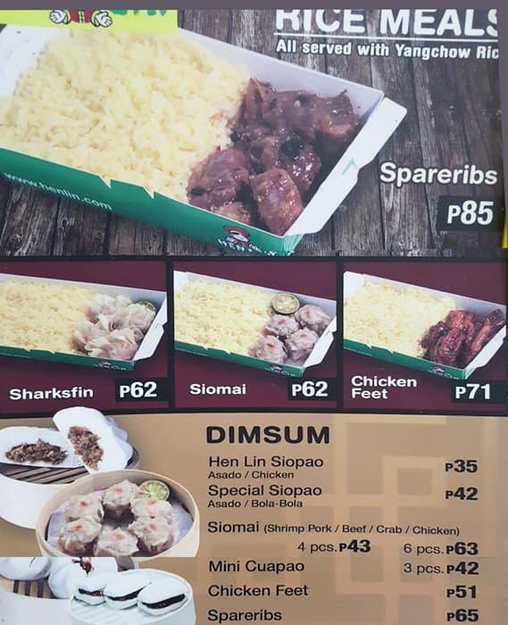 hen lin menu menu podniku hen lin filinvest city muntinlupa city hen lin filinvest city menu