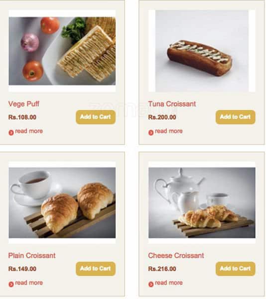 Carta de BreadTalk - Lipton