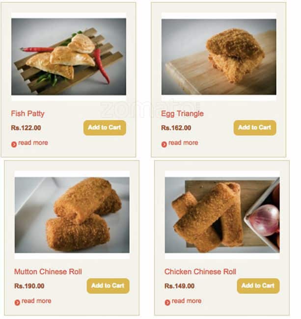 Carta de BreadTalk - Lipton