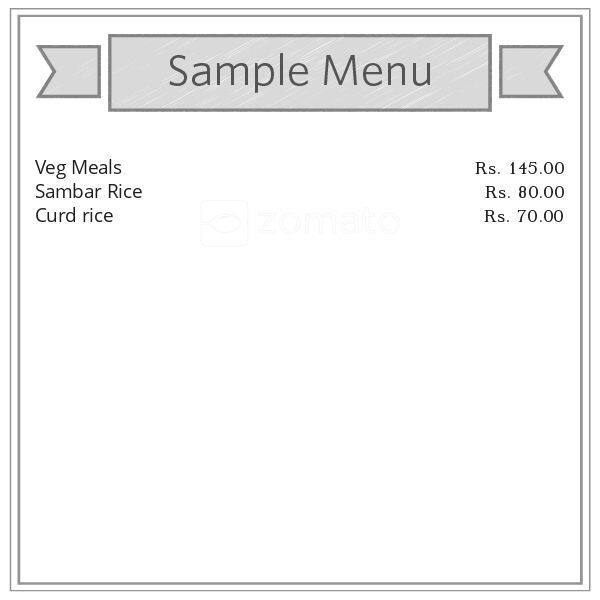 Madurai Kannappar Mess menu