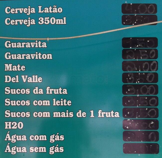 Restaurante e Lanchonete Mayra cardápio