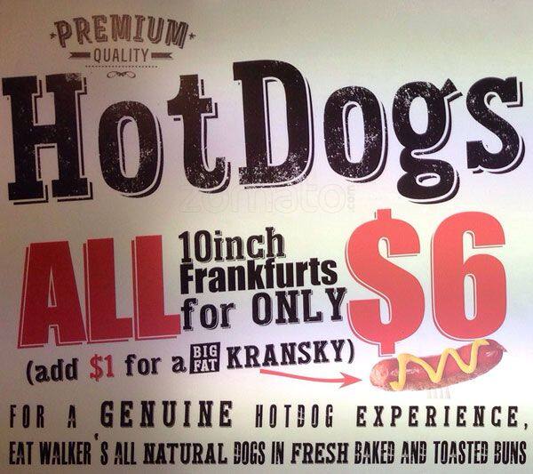 Walker's Doughnuts Menu, Menu for Walker's Doughnuts, CBD, Melbourne