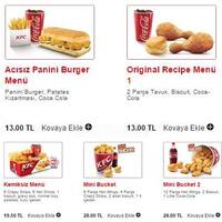 Kfc Menu Menu For Kfc Bornova Izmir