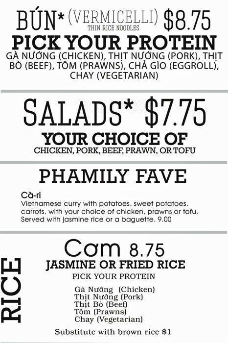 Menu At Pho Bac Restaurant Seattle S Jackson St Menu At Pho Bac Restaurant Seattle S Jackson St