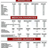 The Original Chubbys Menu Menu For The Original Chubbys Sunnyside Denver