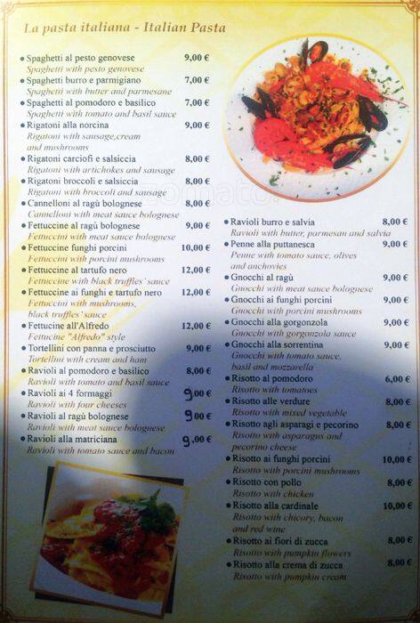 Menu di Ristorante ROMA 1 