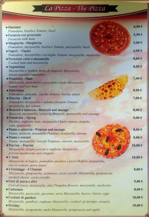 Menu di Ristorante ROMA 1 