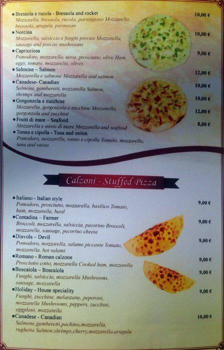 Menu di Ristorante ROMA 1 