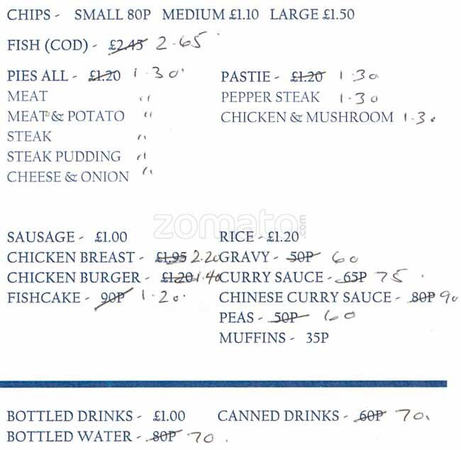 Farrell's menu