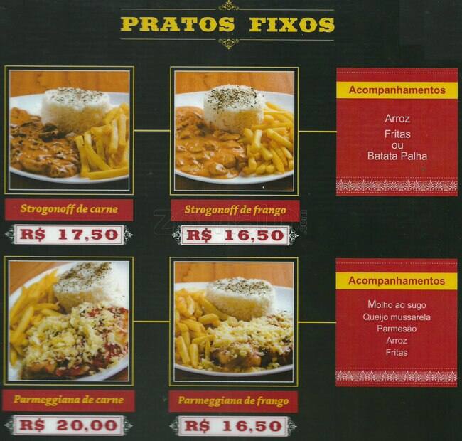 Billy The Grill cardápio