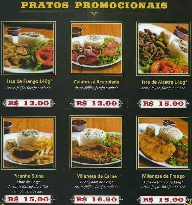 Billy The Grill cardápio