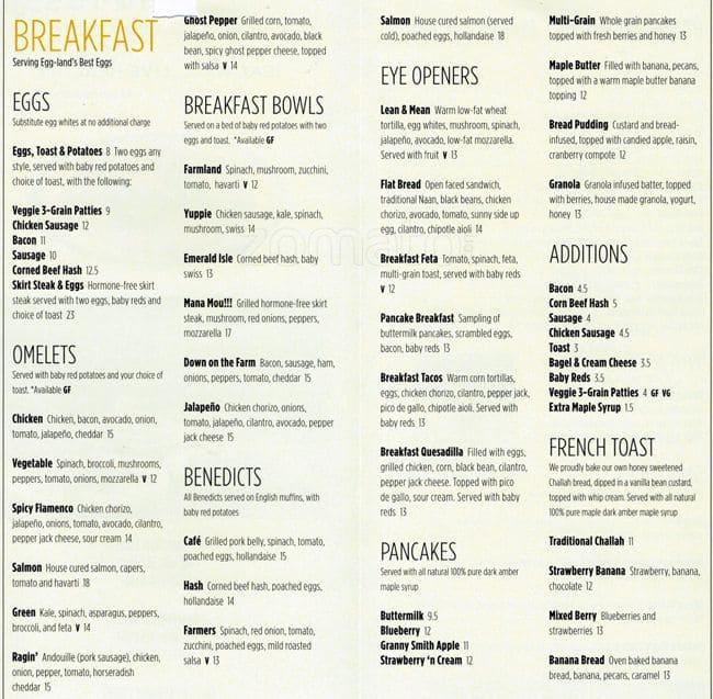 Meli Cafe  Menu  Menu  untuk  Meli Cafe  River North Chicago 