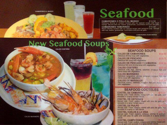 El Jalisciense menu