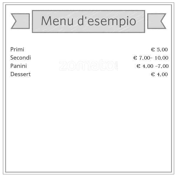 Menu di Antica Mameli 