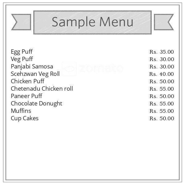 Menu at Chef Bakers, Hyderabad, Wine Mart