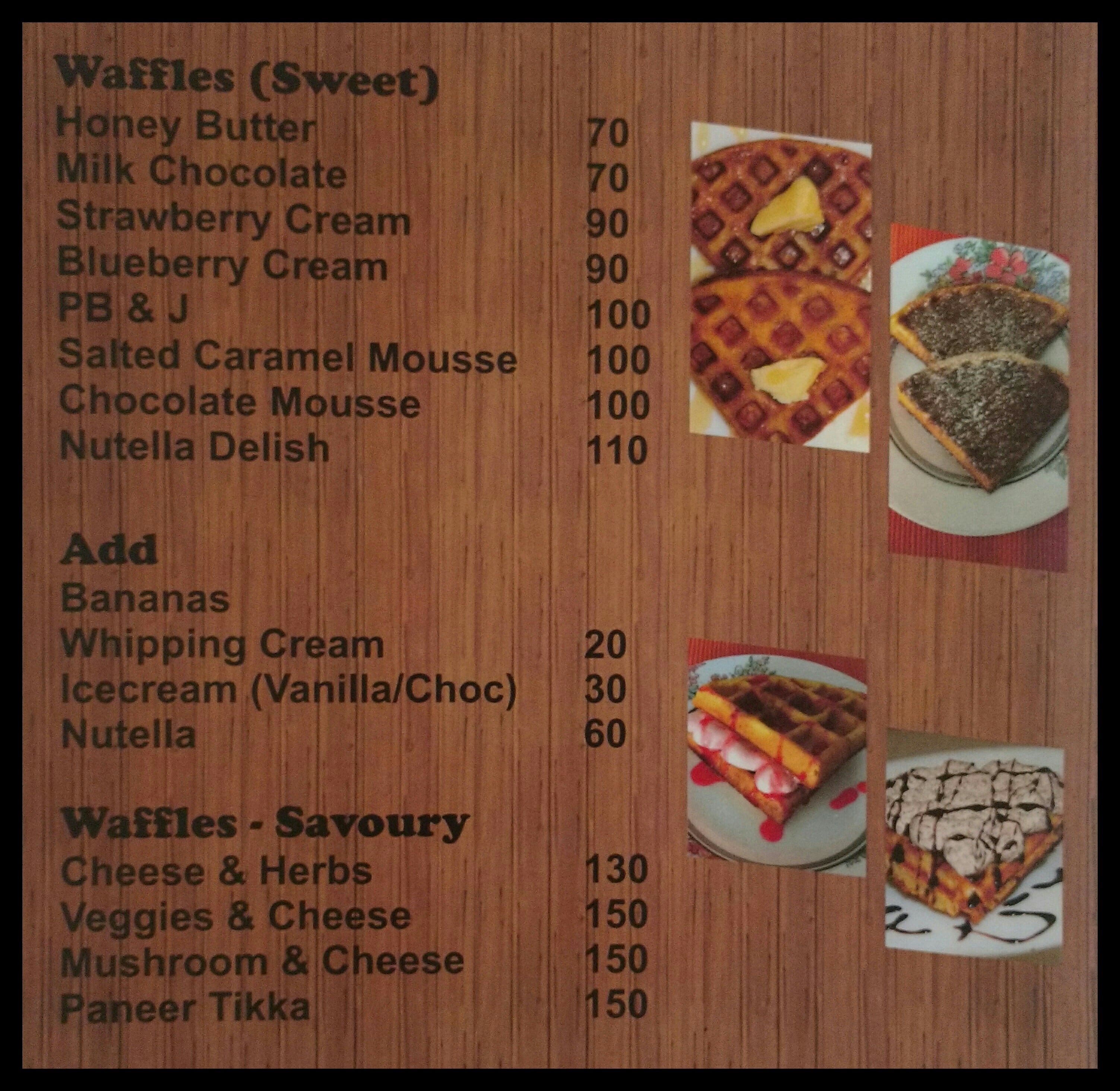 Cocoa and Cream Menu, Menu for Cocoa and Cream, Gulmohar Colony, Bhopal