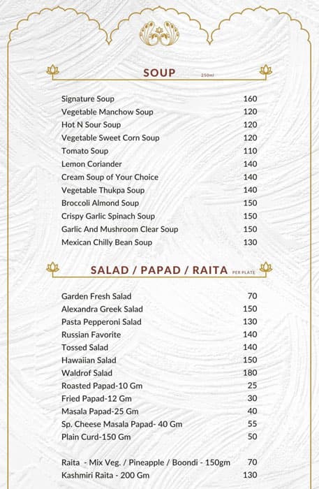 Menu of Shree Chehar Sadhi Food Plaza, Chandkheda, Ahmedabad