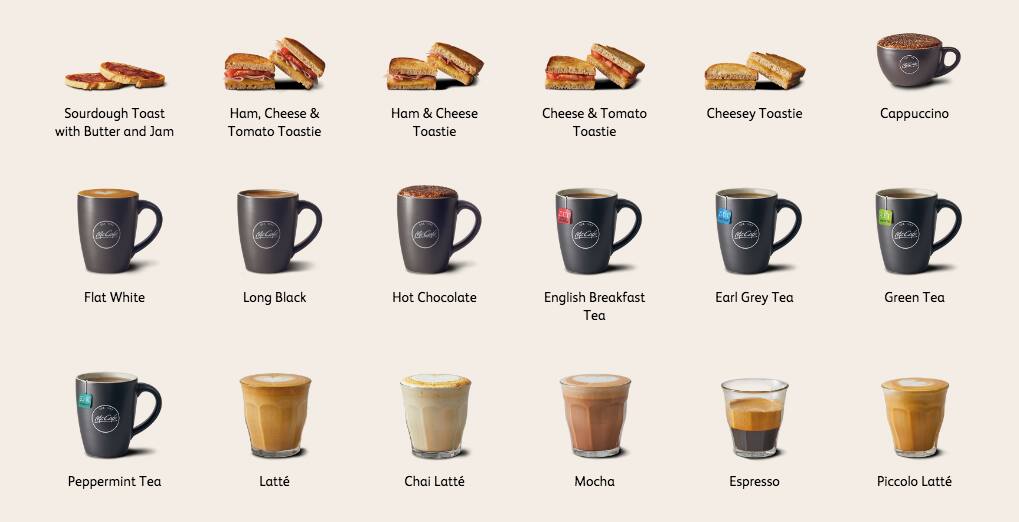 McDonald's menu