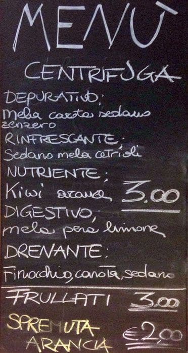 Menu di Monalda 