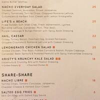 Plan B Menu Menu For Plan B Mid Valley City Kuala Lumpur