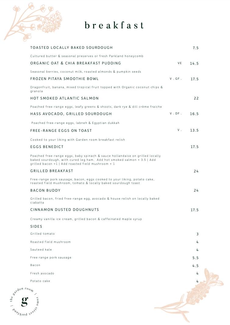 The Garden Room Menu Menu Restauracji The Garden Room Brisbane CBD   4209eaf0621a44c1ba31bea310b929ef 