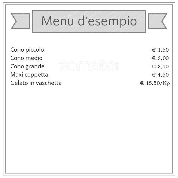 Menu di Al 7° Gusto - Pasticceria & Gastronomia 