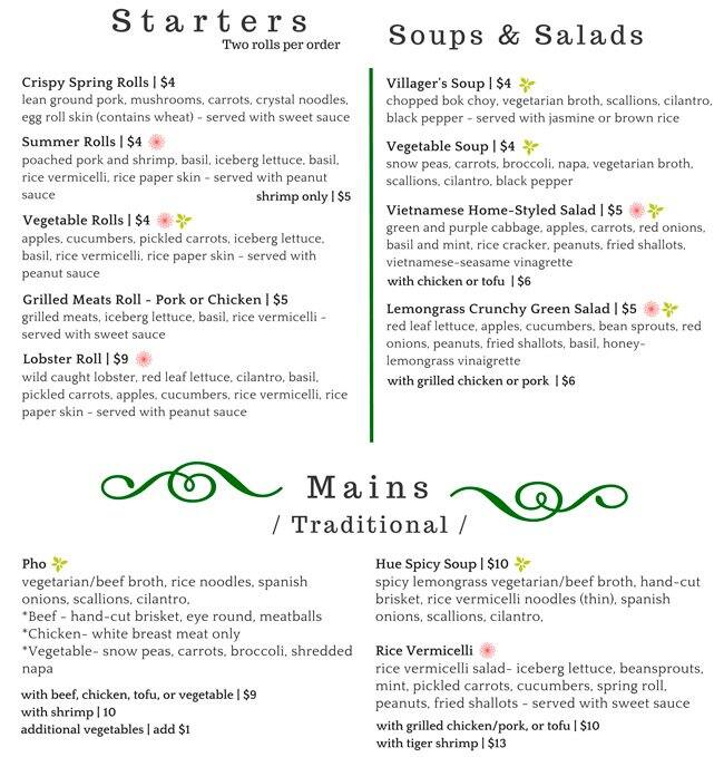 Lemongrass Menu, Menu for Lemongrass, Cherry Hill, Cherry Hill