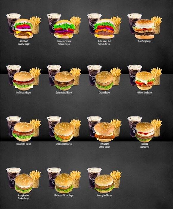 Burger Up メニュー