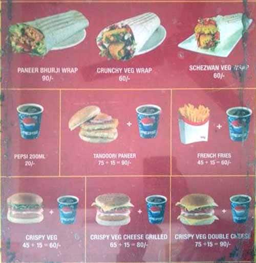 Menu at Jumboking, Indore, Near C21 Mall